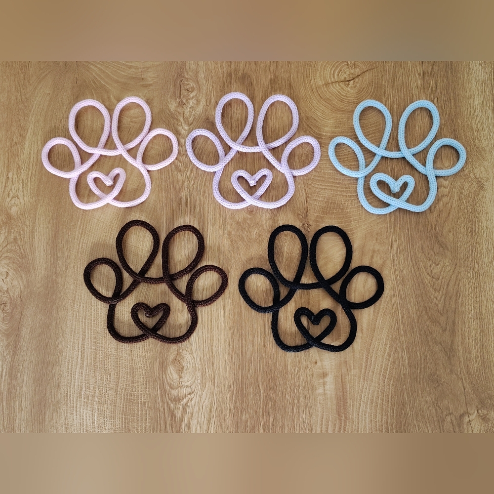 Handmade Paw Knit Wall Decor- Customized for you!
